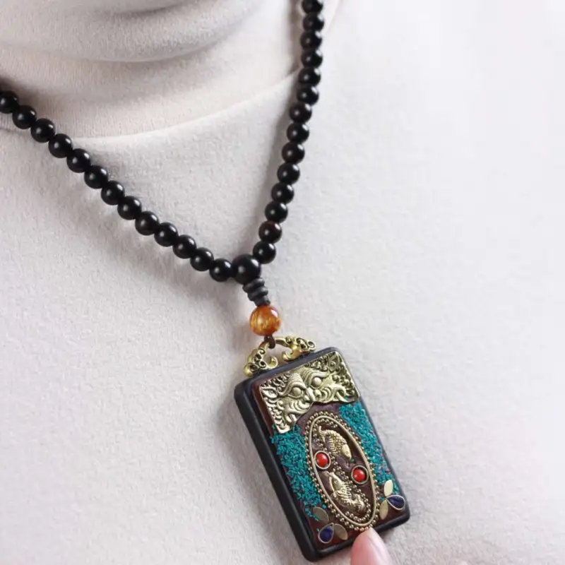 Lordship Ebony Necklaces Unisex-1