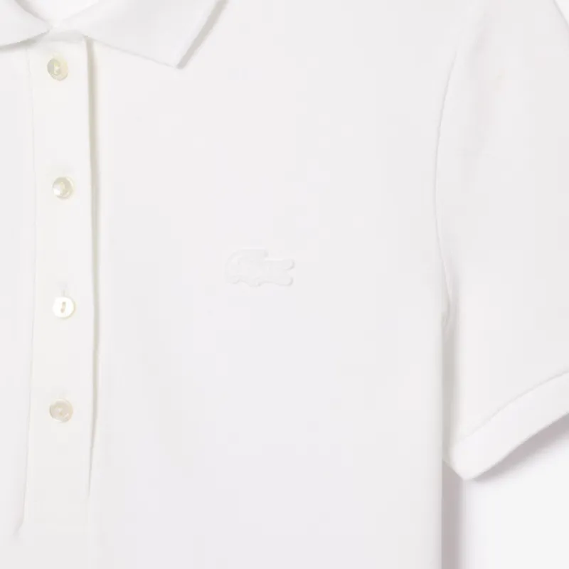 LACOSTE Polo Shirt Women's White-3