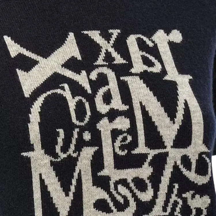 MaxMara Logo Intarsia Crewneck Top-2