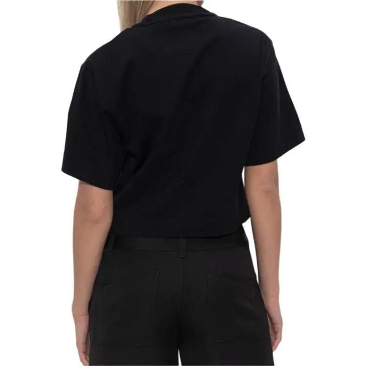 OFF WHITE Logo Embellished Cropped T Shirt-2
