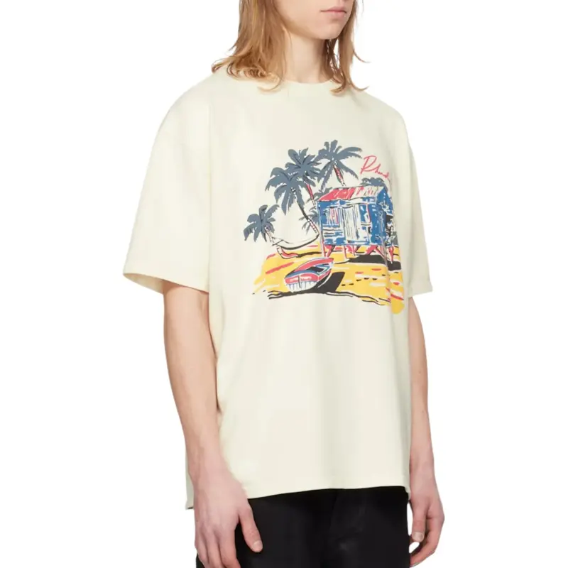 RHUDE Graphic print T shirt-3