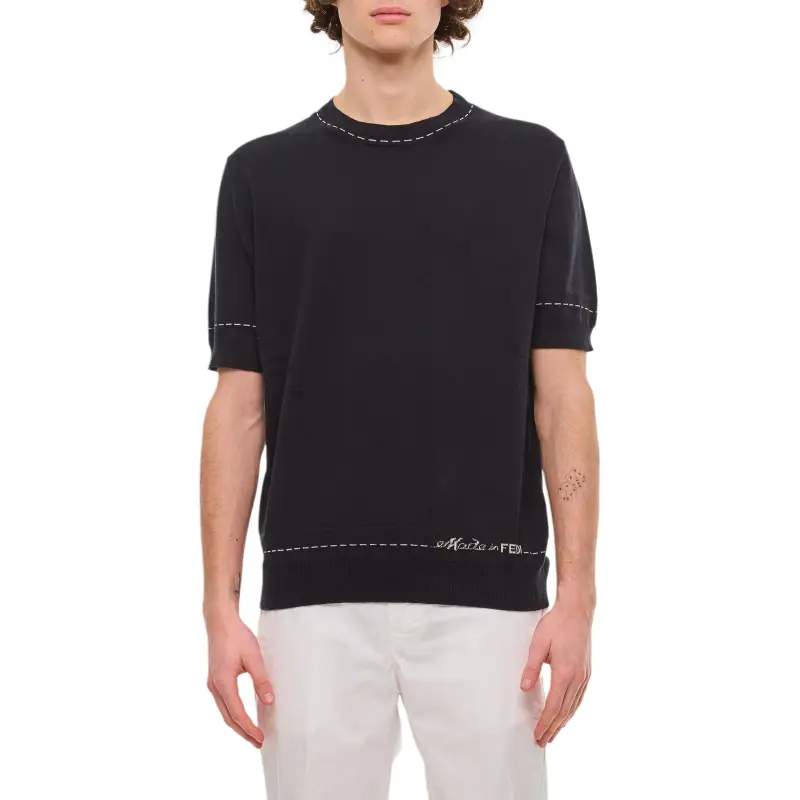 FENDI Knitwear Men Blue-2
