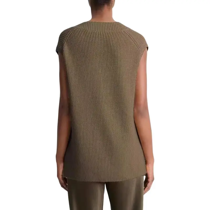 VINCE Tank Tops Women's Dark Brown-1