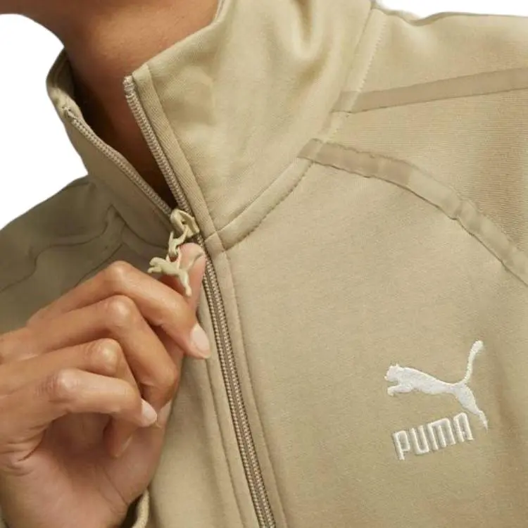 PUMA T7 T7 Track Jacket Jacket Women's Khaki-4