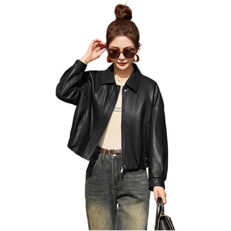 Fele.d Leather Jackets Women's-14