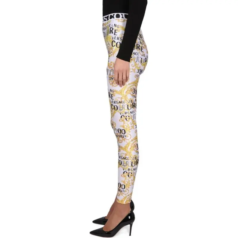 VERSACE JEANS COUTURE Baroque-print Skinny Jeans-4