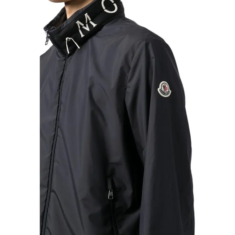 Moncler Beid Concealed Hood Zip Up Jacket-3