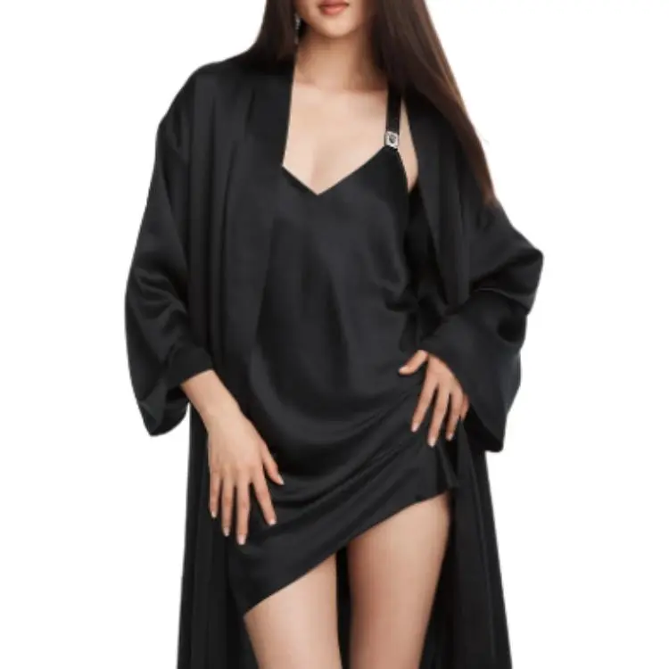 Victoria's Secret 24 Big Show Collection SEXY KI Nightgown Women's Black-7