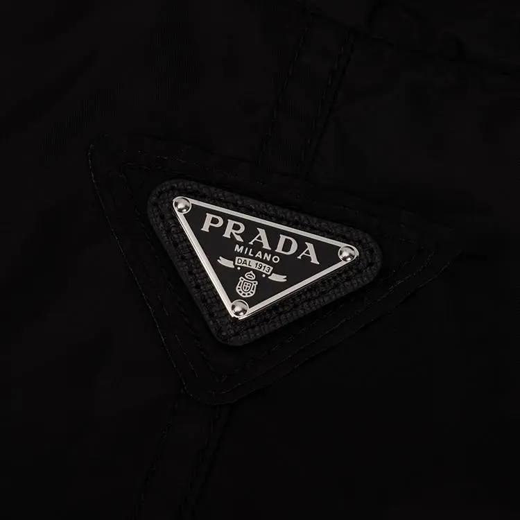 PRADA SS25 Trench Coat Women's Black-5