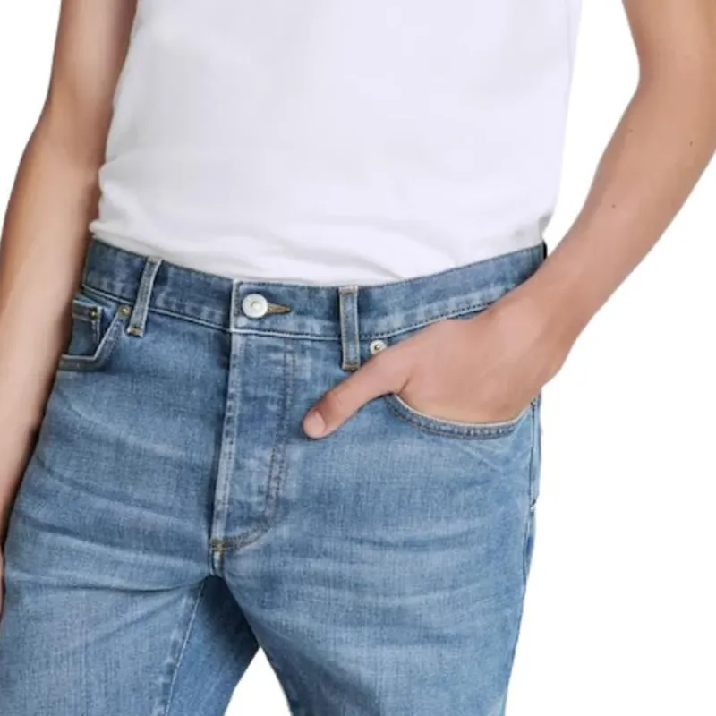 DIOR Jeans Men Blue-8