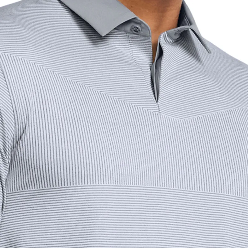 Under Armour Tour Tips Polo Shirt Men's Steel-4