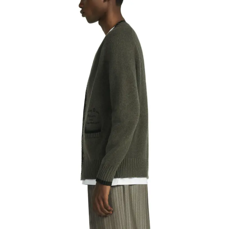 DIOR SS23 Sweater Men's Olive Green-4