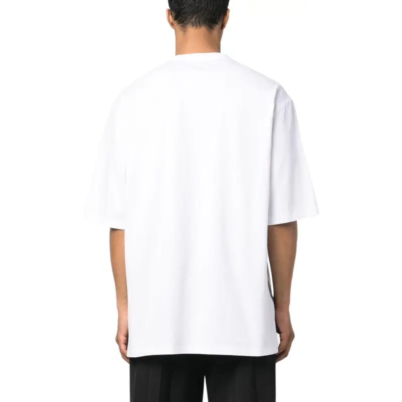 BALMAIN Logo Printed Crewneck T Shirt-2