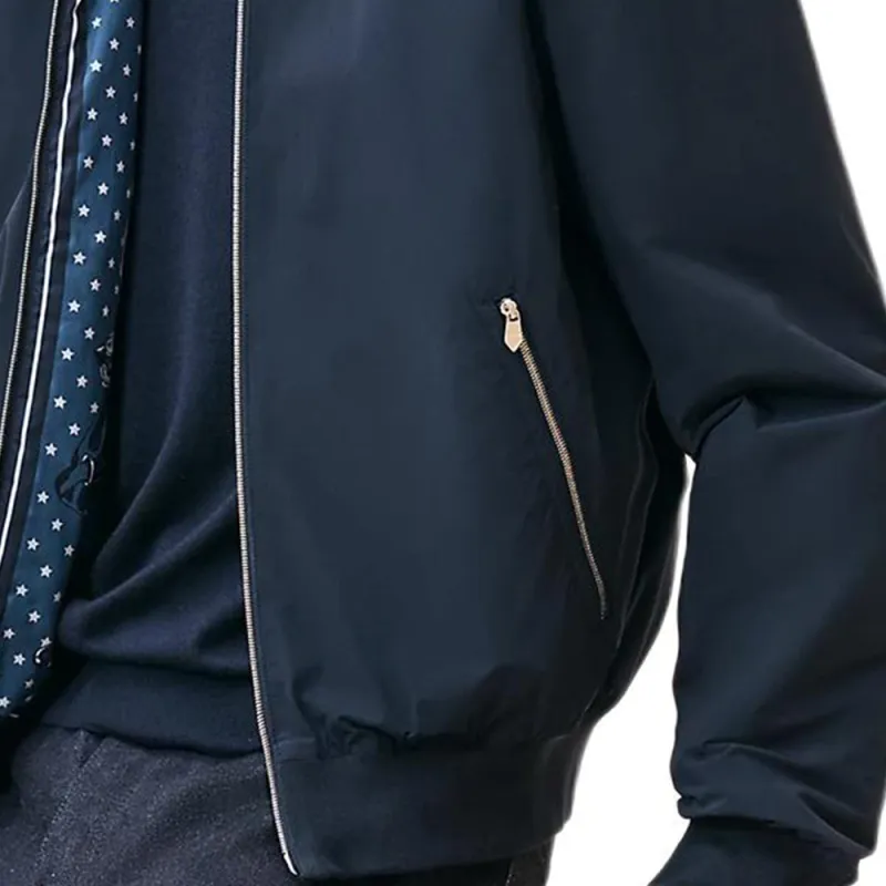 HERMES Jackets Coats Men's Blue Turquoise Gold-3