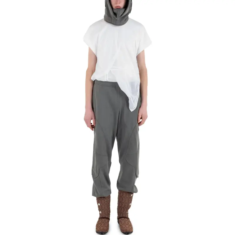 KIKO KOSTADINOV Fox Racing Collaboration Casual Pants Unisex Dark Stone Color-5