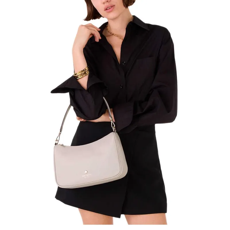 Kate Spade Cow Leather One Shoulder Handbags Small Size Women's Gray-2