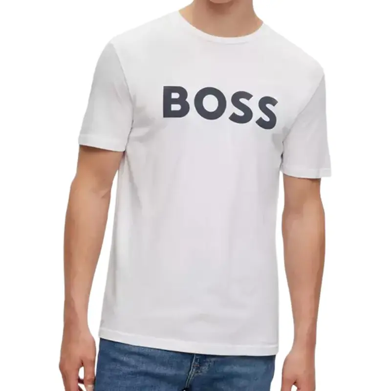 Boss HUGO BOSS Logo Printed Crewneck T Shirt-1