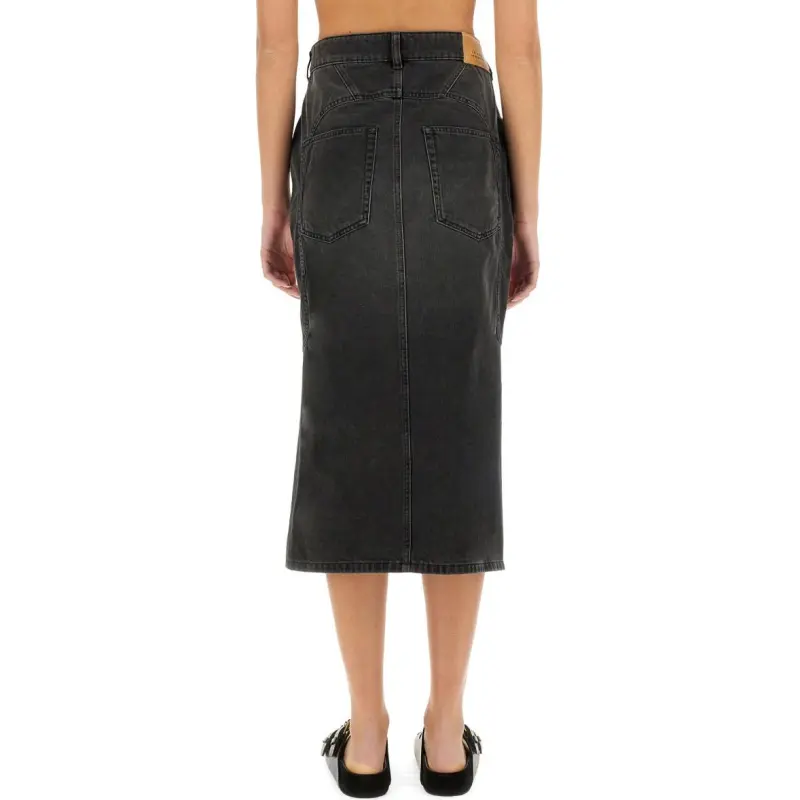 ISABEL MARANT Britt Midi Skirt-1