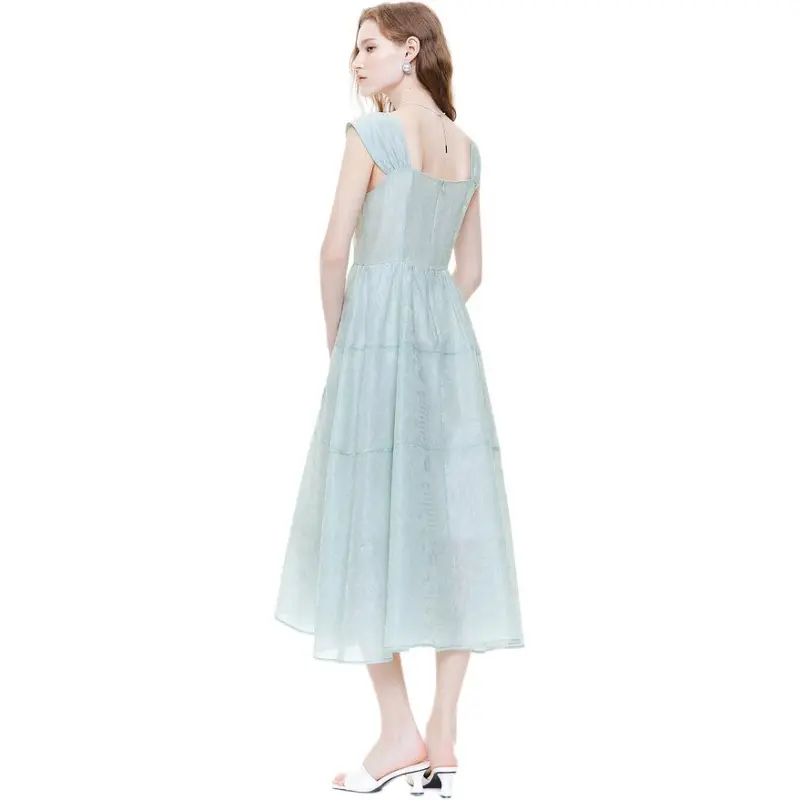 COCOON Slip Dress Women's Green-0
