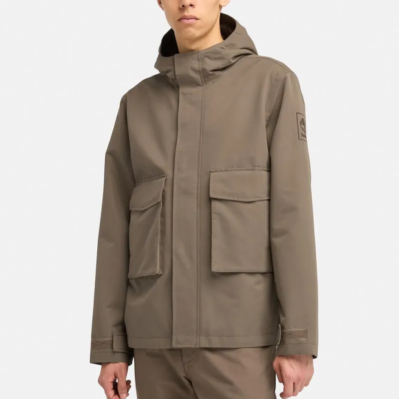 Timberland Water-Resistant Windproof Breathable Wear-Resistant Warm Windbreaker Jacket Men's Umber-2