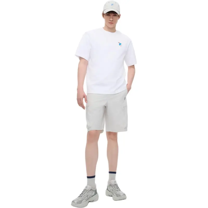 FILA FUSION SS25 Casual Shorts Men's Silver Ink Gray CC-2
