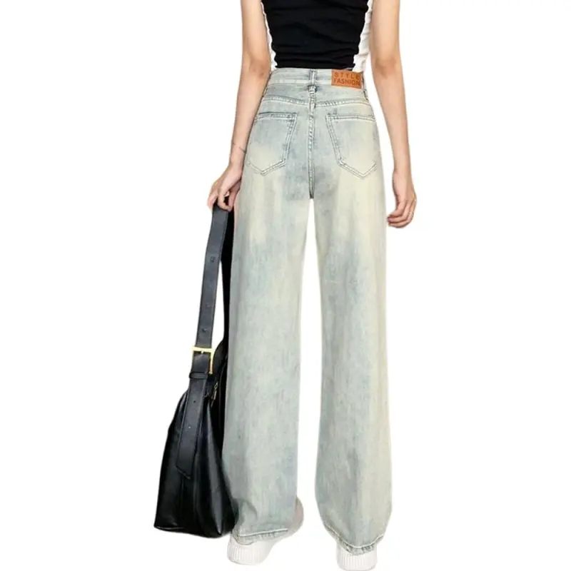 KULAIYA Jeans Women's Yellow Mud-4