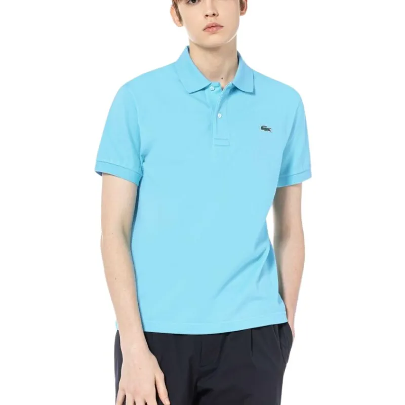 LACOSTE Polo Shirts Men Sky Blue-1