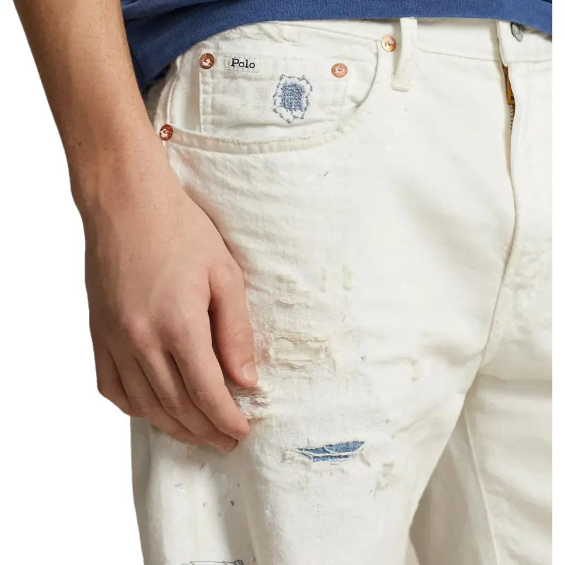 Polo Ralph Lauren SS23 Casual Shorts Men's Ecru-4