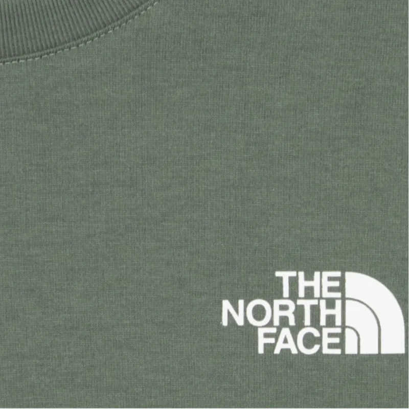 THE NORTH FACE Short Sleeved Dress Women's Gray Khaki-3