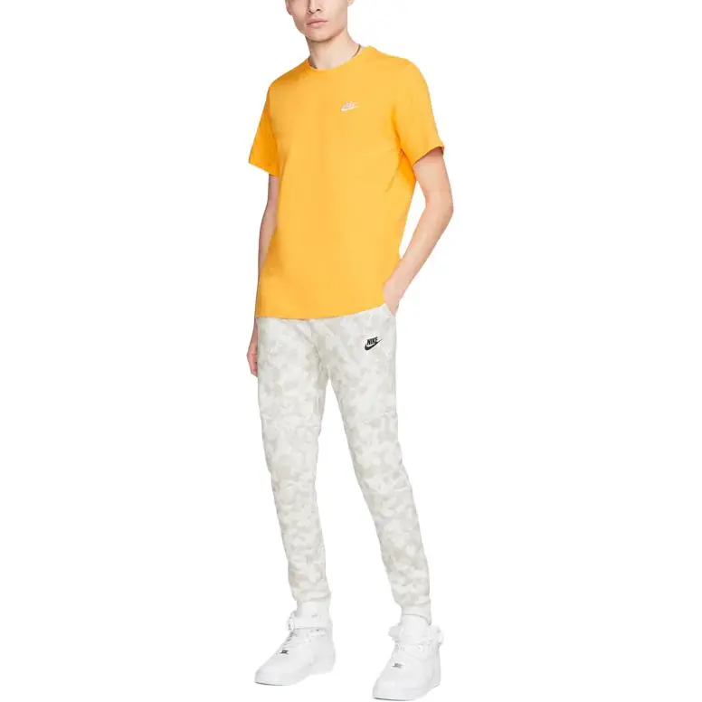 Nike Clothing T Shirts Unisex Saffron-1