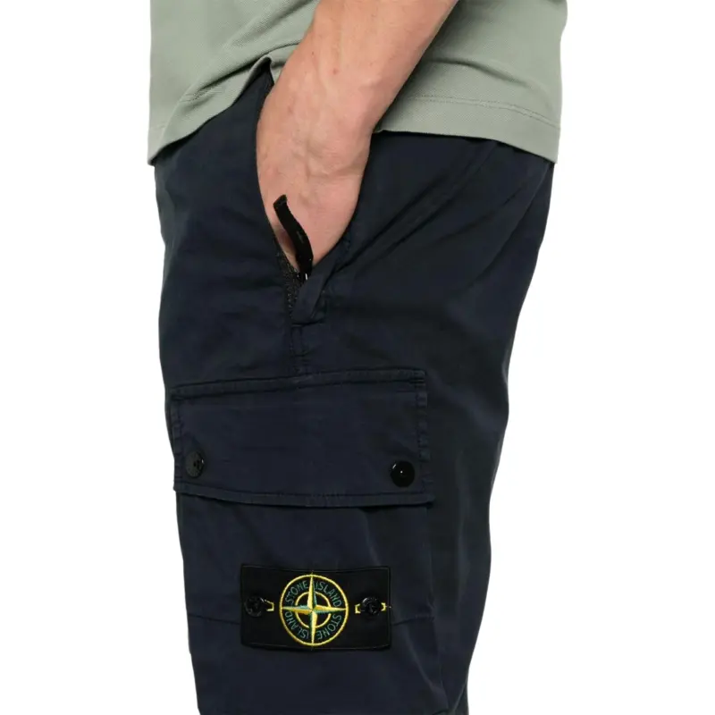 STONE ISLAND Compass Patch Bermuda Shorts-4