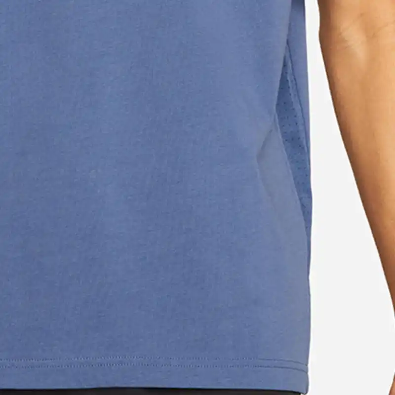 Nike T Shirt Men's Mysterious Deep Sea Blue-5