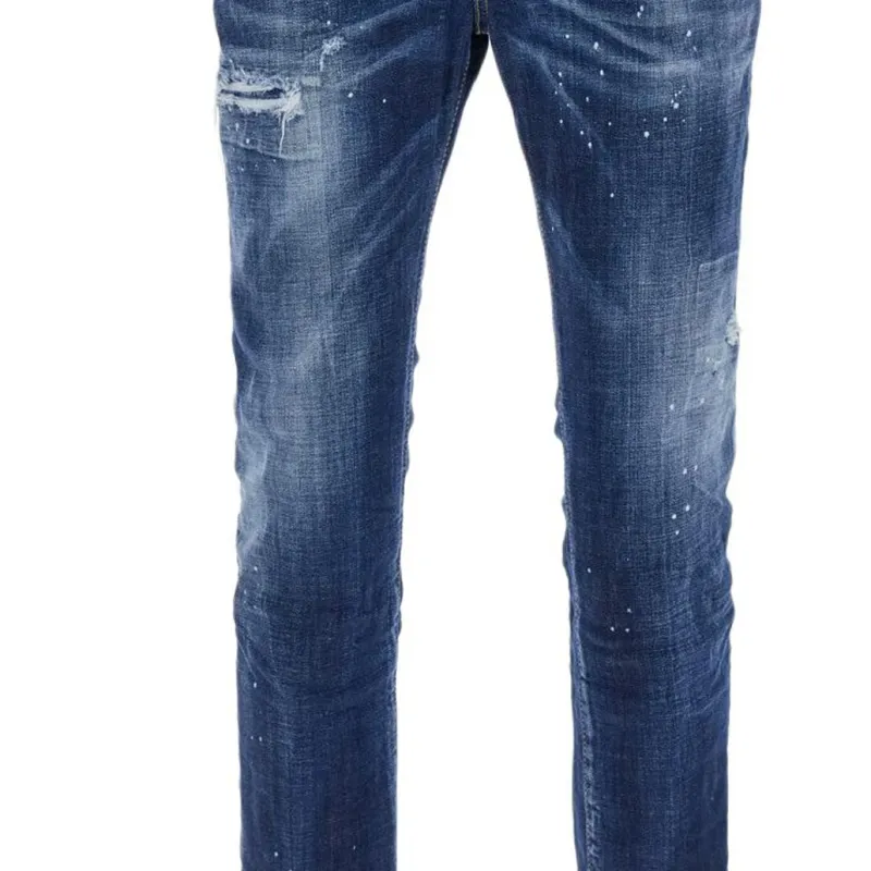 Dsquared2 Dark Easy Wash Skater Jeans-4