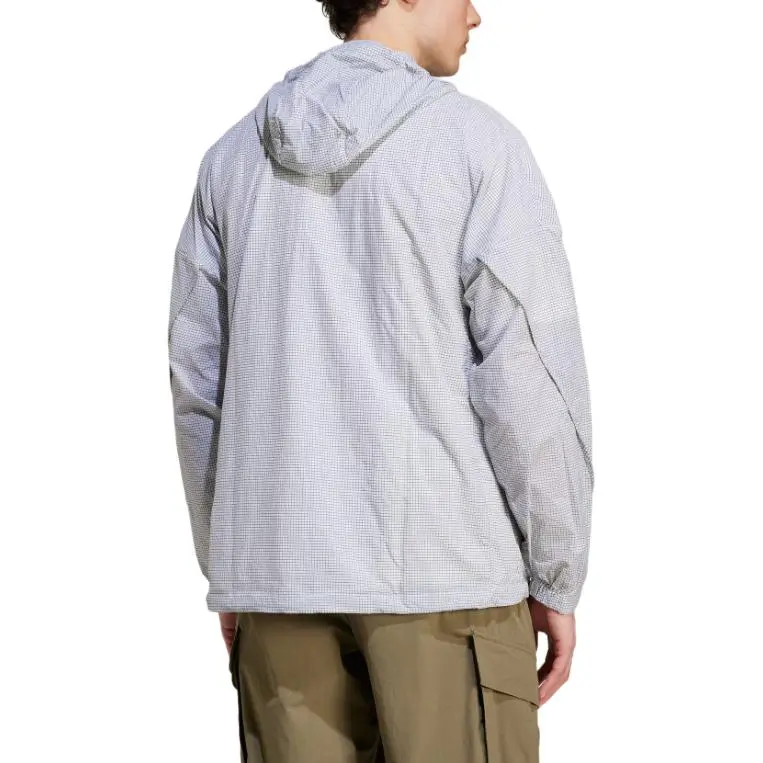 Adidas TerrexXPLORIC SS25 WIND ANORAK Jacket Men's White-4