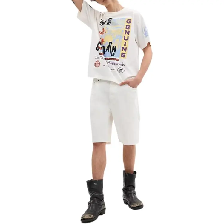 COACH T Shirts Unisex White-1