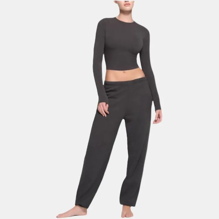 SKIMS T Shirt Women's Gray Black/ASH-3