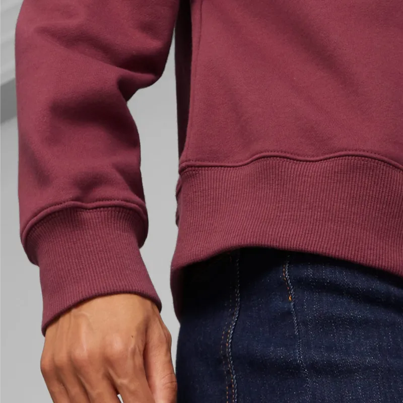 PUMA CLASSICS Women's Oversized Sweatshirt Sweatshirt Women's Burgundy-5