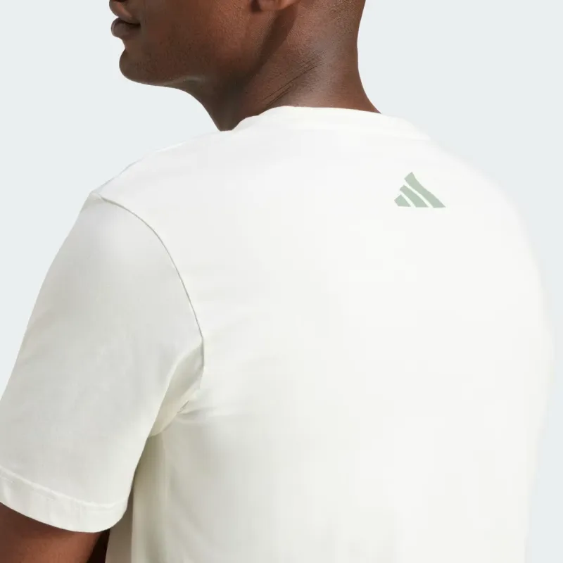 Adidas Free Shipping With AdiClub Lounge Verbiage Graphic Tee-2