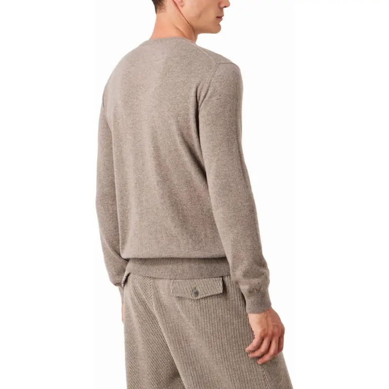 GIORGIO ARMANI Mélange effect Cashmere Crew neck Jumper-3