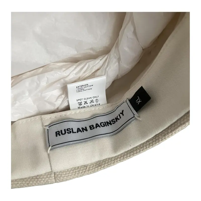 RUSLAN BAGINSKIY Logo embroidered Beret-2