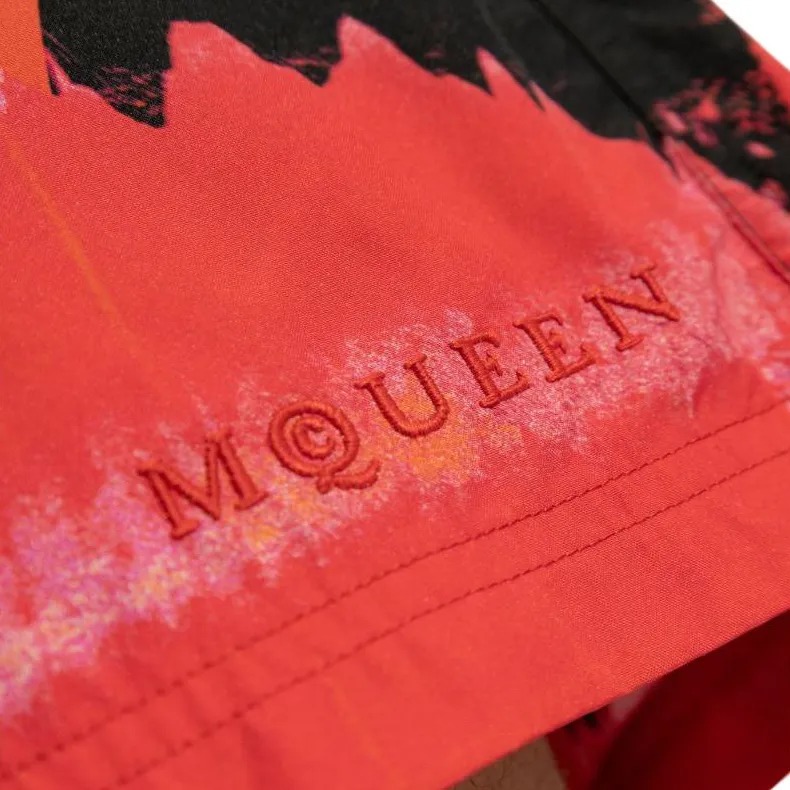 Alexander McQueen Gaphic Printed Swim Shorts-3