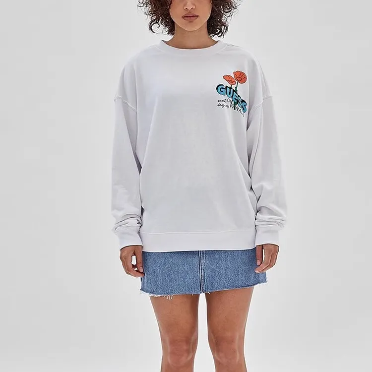 GUESS Sweatshirts Unisex White-2