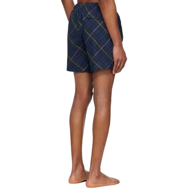 Burberry Swimming Shorts Men's Marine Blue-1