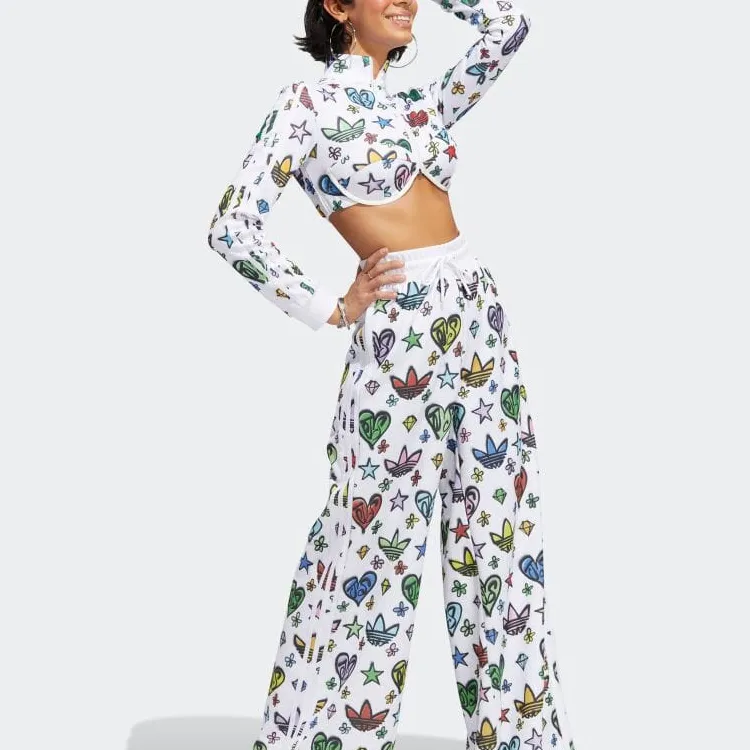 Adidas Originals Cropped Coats Women's White-1