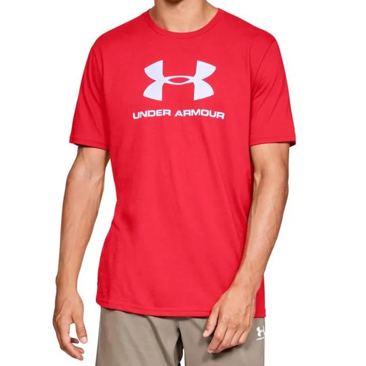 Under Armour Sportstyle T Shirts Men Red-2
