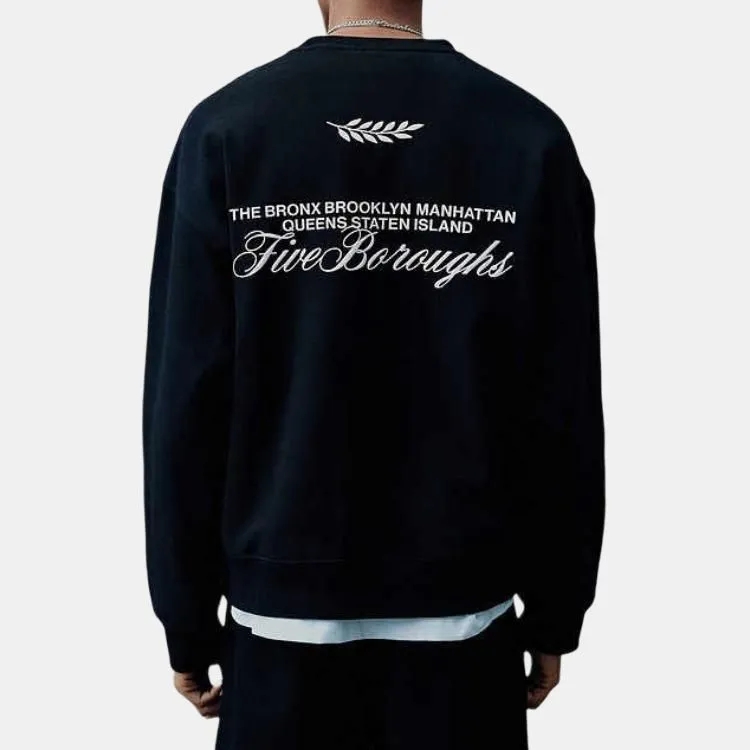 H&M Sweatshirts Men Black-2