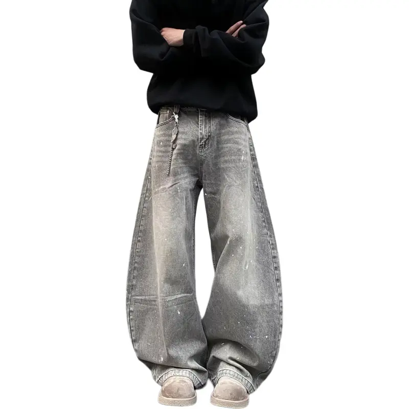 MGXEK Jeans Unisex Gray-4