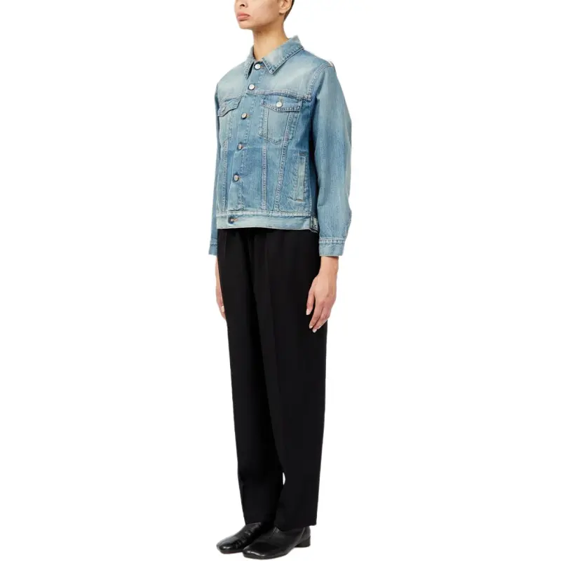 MM6 Maison Margiela Denim Distressed Jacket-3