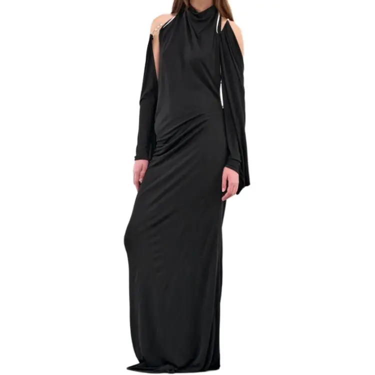 CHRISTOPHER ESBER Long Sleeved Dresses Women's Black-1