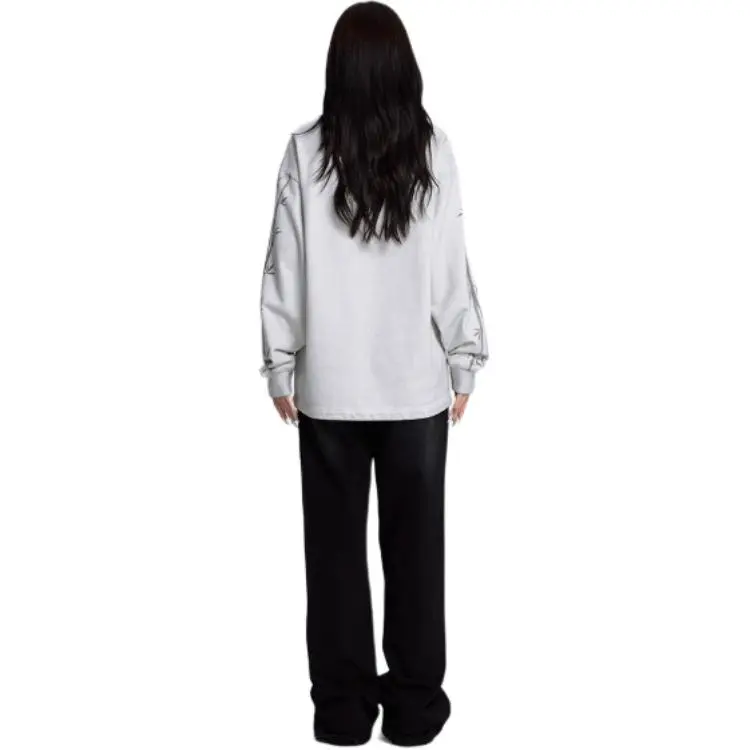 CLOT Sweatshirts Unisex Washed Gray-4